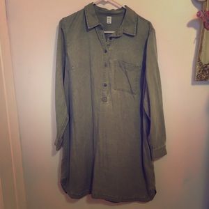 Old Navy Chambray Shift Dress